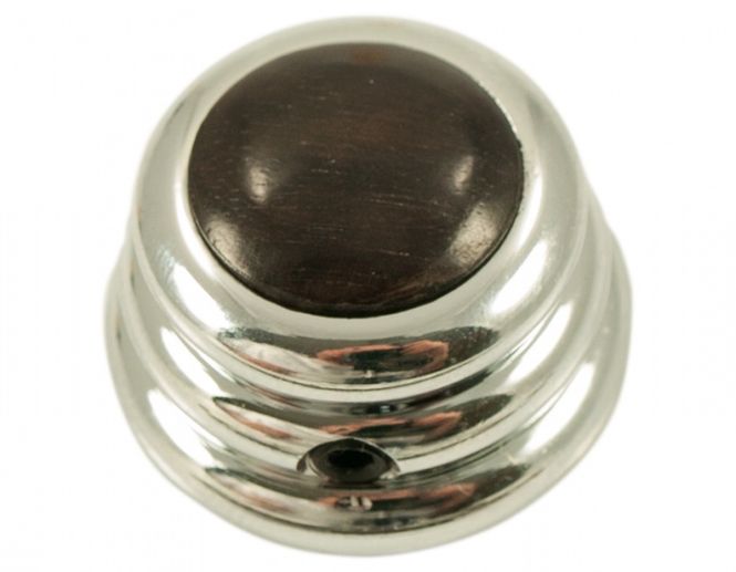 Hovedbilde Ringo knob - krom - ebony inlay