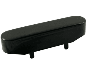 Hovedbilde Mikrofondeksel i messing for Telecaster halsposisjon - svart