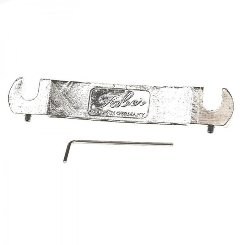 Faber® TWP-59 Vintage Spec ALU Wraparound Tailpiece - Nikkel
