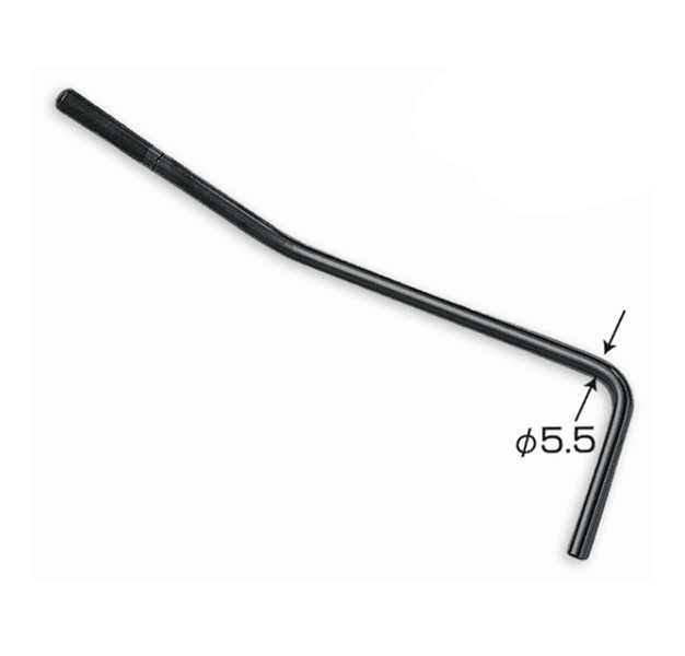 Arm push in 5.5mm - svart