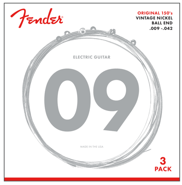 Fender&reg; Original Pure Nickel 150L - 3 pak
